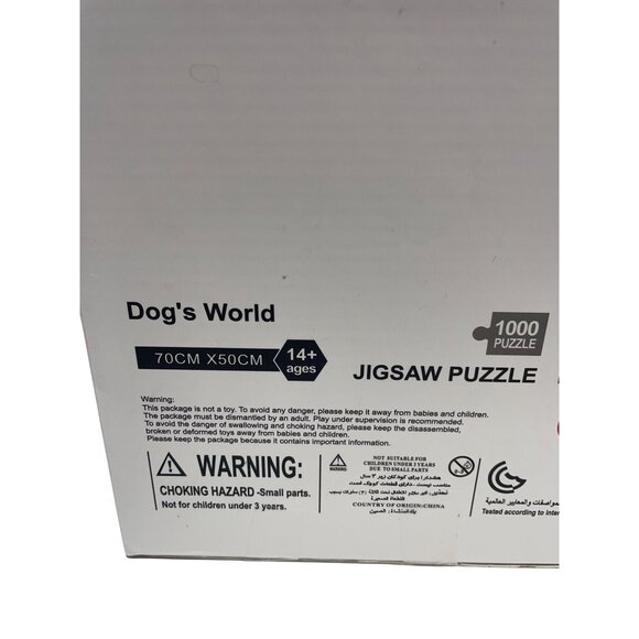 Rechiato Dogs Faces Collage 1000-Piece Jigsaw Puzzle 70cmx50cm For Ages 14+ - Picture 2 of 3